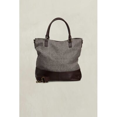 TAŠKA GANT WOOL TOTE BAG MIST TAUPE male TAŠKA GANT WOOL TOTE BAG MIST TAUPE male
