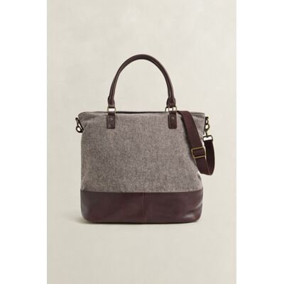 TAŠKA GANT WOOL TOTE BAG MIST TAUPE male TAŠKA GANT WOOL TOTE BAG MIST TAUPE male