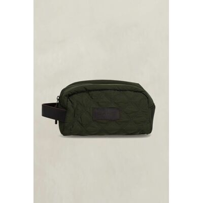 WASH BAG GANT QUILTED WASHBAG DARK MOSS GREEN male WASH BAG GANT QUILTED WASHBAG DARK MOSS GREEN male