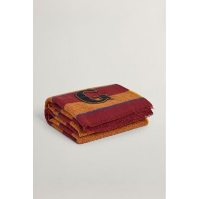 DEKA GANT VARSITY STRIPE THROW 130X180 PLUMPED RED 130x180 unisex DEKA GANT VARSITY STRIPE THROW 130X180 PLUMPED RED 130x180 unisex