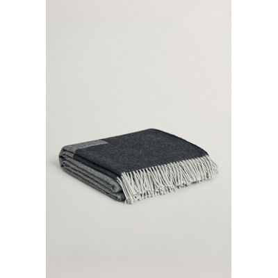 DEKA GANT LOGO THROW 130X180 GREY 130x180 unisex DEKA GANT LOGO THROW 130X180 GREY 130x180 unisex