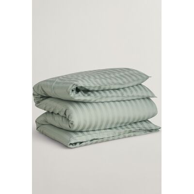 POVLEČENÍ GANT SATEEN STRIPES SINGLE DUVET 140x200 CLAY GREEN 140x200 unisex POVLEČENÍ GANT SATEEN STRIPES SINGLE DUVET 140x200 CLAY GREEN 140x200 unisex