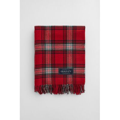 DEKA GANT EXTRA FINE MERINO WOOL THROW 130x180 RUBY RED 130x180 unisex DEKA GANT EXTRA FINE MERINO WOOL THROW 130x180 RUBY RED 130x180 unisex