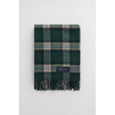 DEKA GANT EXTRA FINE MERINO WOOL THROW 130x180 TARTAN GREEN 130x180 unisex DEKA GANT EXTRA FINE MERINO WOOL THROW 130x180 TARTAN GREEN 130x180 unisex