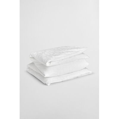 LOŽNÍ POVLEČENÍ GANT JACQUARD MONOGRAM SINGLE DUVET 140x200 WHITE 140x200 unisex LOŽNÍ POVLEČENÍ GANT JACQUARD MONOGRAM SINGLE DUVET 140x200 WHITE 140x200 unisex