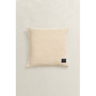 DEKORAČNÍ POVLAK NA POLŠTÁŘ GANT COTTON WAFFLE CUSHION 50X50 FADED BEIGE 50x50 unisex DEKORAČNÍ POVLAK NA POLŠTÁŘ GANT COTTON WAFFLE CUSHION 50X50 FADED BEIGE 50x50 unisex