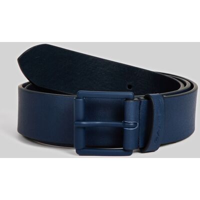 OPASEK GANT TONAL BUCKLE LEATHER BELT DUSTY BLUE SEA 85 male OPASEK GANT TONAL BUCKLE LEATHER BELT DUSTY BLUE SEA 85 male