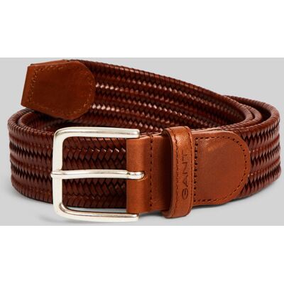 OPASEK GANT LEATHER ELASTIC BRAIDED BELT WEATHERED BROWN 85 male OPASEK GANT LEATHER ELASTIC BRAIDED BELT WEATHERED BROWN 85 male