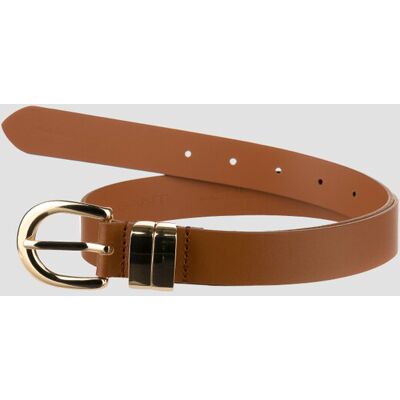 OPASEK GANT CHUNKY KEEPER LEATHER BELT COGNAC 70 female OPASEK GANT CHUNKY KEEPER LEATHER BELT COGNAC 70 female