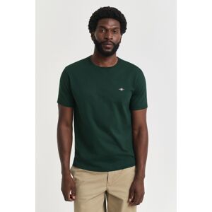 TRIČKO GANT REG SHIELD SS T-SHIRT TARTAN GREEN M male TRIČKO GANT REG SHIELD SS T-SHIRT TARTAN GREEN M male