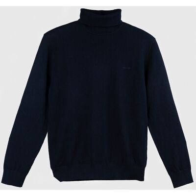 ROLÁK GANT COTTON CASHMERE TURTLENECK EVENING BLUE XL male ROLÁK GANT COTTON CASHMERE TURTLENECK EVENING BLUE XL male