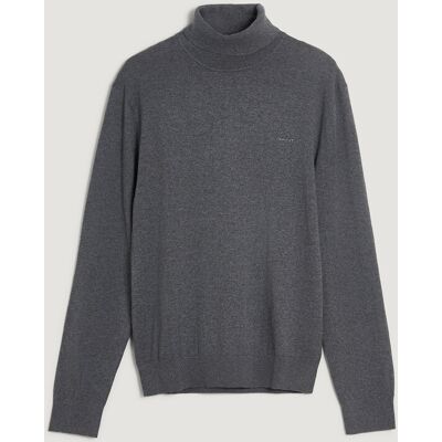 ROLÁK GANT COTTON CASHMERE TURTLENECK CHARCOAL MELANGE XXL male ROLÁK GANT COTTON CASHMERE TURTLENECK CHARCOAL MELANGE XXL male