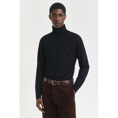 ROLÁK GANT EXTRAFINE MERINO WOOL TURTLENECK BLACK M male ROLÁK GANT EXTRAFINE MERINO WOOL TURTLENECK BLACK M male