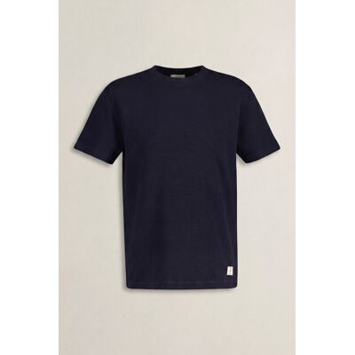TRIČKO GANT WASHED WAFFLE SS TSHIRT EVENING BLUE M male TRIČKO GANT WASHED WAFFLE SS TSHIRT EVENING BLUE M male