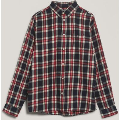 KOŠILE GANT CHECKED FLANNEL BD SHIRT EVENING BLUE 146/152 unisex KOŠILE GANT CHECKED FLANNEL BD SHIRT EVENING BLUE 146/152 unisex