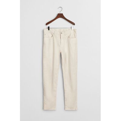 DŽÍNY GANT SLIM COT/LINEN JEANS PUTTY 38/34 male DŽÍNY GANT SLIM COT/LINEN JEANS PUTTY 38/34 male