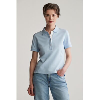 POLOKOŠILE GANT CONTRAST COLLAR SS PIQUE POLO FRESH BLUE XS female POLOKOŠILE GANT CONTRAST COLLAR SS PIQUE POLO FRESH BLUE XS female