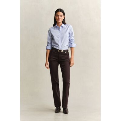 DŽÍNY GANT SLIM FLARE COLOR JEANS DEEP BROWN 32 female DŽÍNY GANT SLIM FLARE COLOR JEANS DEEP BROWN 32 female