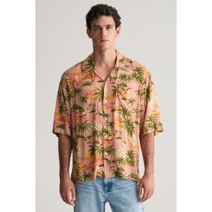 KOŠILE GANT REL VISCOSE HAWAII PRINT SS SHIRT PEACHY PINK XXL male KOŠILE GANT REL VISCOSE HAWAII PRINT SS SHIRT PEACHY PINK XXL male
