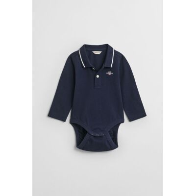 BODY GANT SHIELD LS PIQUE BODY MARINE 74 unisex BODY GANT SHIELD LS PIQUE BODY MARINE 74 unisex