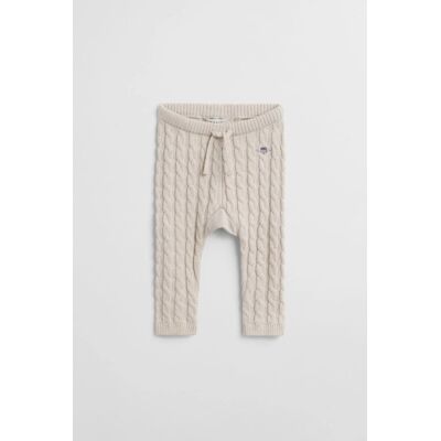 TEPLÁKY GANT SHIELD COTTON CABLE LEGGINGS LIGHT BEIGE MELANGE 80 unisex TEPLÁKY GANT SHIELD COTTON CABLE LEGGINGS LIGHT BEIGE MELANGE 80 unisex