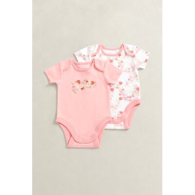 DĚTSKÝ SET GANT FLORAL SS ROMPERS 2 PK LIGHT PINK B003 female DĚTSKÝ SET GANT FLORAL SS ROMPERS 2 PK LIGHT PINK B003 female