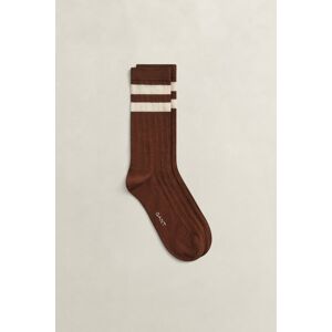 PONOŽKY GANT STRIPED SPORT SOCKS MAHOGANY BROWN 40/42 male PONOŽKY GANT STRIPED SPORT SOCKS MAHOGANY BROWN 40/42 male