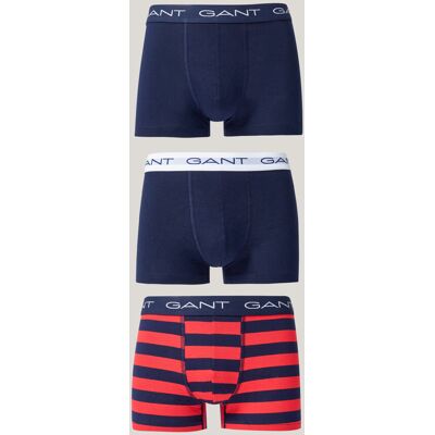 SPODNÍ PRÁDLO GANT STRIPE TRUNK 3-PACK EVENING BLUE XXL male SPODNÍ PRÁDLO GANT STRIPE TRUNK 3-PACK EVENING BLUE XXL male