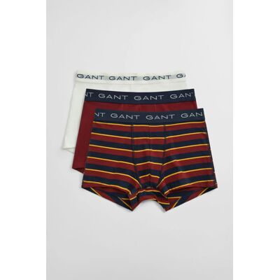 SPODNÍ PRÁDLO GANT MULTISTRIPED TRUNK 3-PACK PLUMPED RED XXL male SPODNÍ PRÁDLO GANT MULTISTRIPED TRUNK 3-PACK PLUMPED RED XXL male