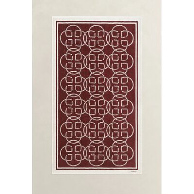 RUČNÍK GANT MONOGRAM PRINT BEACH TOWEL 100X180 FRESH SOIL 100x180 unisex RUČNÍK GANT MONOGRAM PRINT BEACH TOWEL 100X180 FRESH SOIL 100x180 unisex