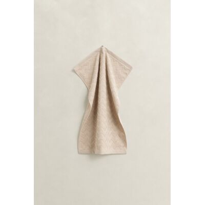 RUČNÍK GANT JACQUARD HERRINGBONE TOWEL 50X70 FADED BEIGE 50x70 unisex RUČNÍK GANT JACQUARD HERRINGBONE TOWEL 50X70 FADED BEIGE 50x70 unisex