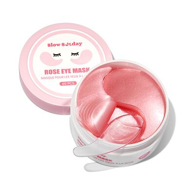 SHEIN SlowSunday Rose Eye Mask, 60pcs, Korean Collagen Eye Mask, With Rose Extract & Collagen & Sodium Hyaluronate, Diminish Eye Bags, Improve Dark Circles, SHEIN SlowSunday Rose Eye Mask, 60pcs, Korean Collagen Eye Mask, With Rose Extract & Collagen & Sodium Hyaluronate, Diminish Eye Bags, Improve Dark Circles,