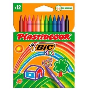 BIC Barevné voskovky Plastidecor, klasické, 12 kusů (balení 1 ks) BIC Barevné voskovky Plastidecor, klasické, 12 kusů (balení 1 ks)