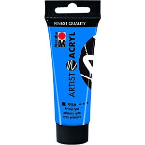 Marabu 12200055956 Artist akryl primární cyan 956, 22 ml, jemná akrylová barva v umělecké kvalitě, na vodní bázi, pastelová konzistence, vysoce pigmentovaná, velmi dobrá brilance a krycí schopnost Marabu 12200055956 Artist akryl primární cyan 956, 22 ml, jemná akrylová barva v umělecké kvalitě, na vodní bázi, pastelová konzistence, vysoce pigmentovaná, velmi dobrá brilance a krycí schopnost