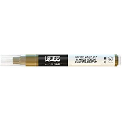 Liquitex Akrylová barva, irizační antika zlatá, akrylový popisovač 2-4 mm hrot Liquitex Akrylová barva, irizační antika zlatá, akrylový popisovač 2-4 mm hrot