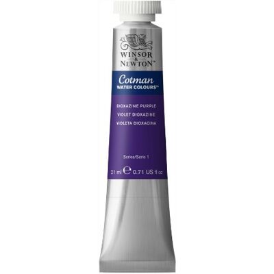 Winsor & Newton 0308231 Cotman akvarelová barva s vynikající průhledností, barevnou silou a vlastnostmi zpracování, barva na vodu 21 ml tuba dioxazinová fialová Winsor & Newton 0308231 Cotman akvarelová barva s vynikající průhledností, barevnou silou a vlastnostmi zpracování, barva na vodu 21 ml tuba dioxazinová fialová