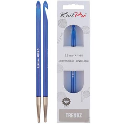 KnitPro - Trendz - Modrá - 6.50mm - háčkovací jehly KnitPro - Trendz - Modrá - 6.50mm - háčkovací jehly