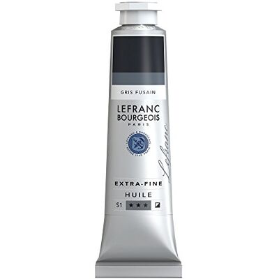 Lefranc Bourgeois 405139 extra jemná olejová barva v umělecké kvalitě z vysoce kvalitních pigmentů, živé barvy, vysoká světlostálost, 40ml tuba – uhlově šedá Lefranc Bourgeois 405139 extra jemná olejová barva v umělecké kvalitě z vysoce kvalitních pigmentů, živé barvy, vysoká světlostálost, 40ml tuba – uhlově šedá