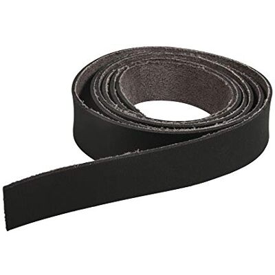 Rayher Hobby pásek z umělé kůže plochý, 138 x 2 cm, černý Rayher Hobby pásek z umělé kůže plochý, 138 x 2 cm, černý