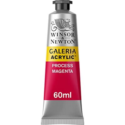Winsor & Newton 2120533 Galeria akrylová barva, vysoká pigmentace, stálobarevná, máslová konzistence, 60 ml tuba – Process purpurová Winsor & Newton 2120533 Galeria akrylová barva, vysoká pigmentace, stálobarevná, máslová konzistence, 60 ml tuba – Process purpurová