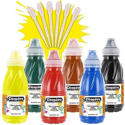 Cléopâtre – EAD250x6A Maltinten-Set, 6 Farben à je 250 ml Cléopâtre – EAD250x6A Maltinten-Set, 6 Farben à je 250 ml