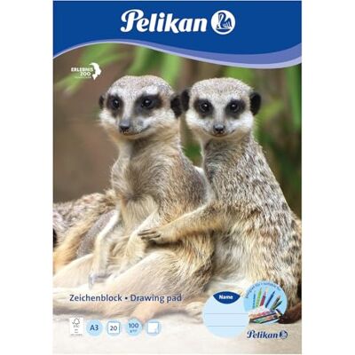 Pelikan Kreslicí blok A3, 20 listů 100 g bílého papíru, 1 kus (motivy roztříděné není možný výběr) Pelikan Kreslicí blok A3, 20 listů 100 g bílého papíru, 1 kus (motivy roztříděné není možný výběr)