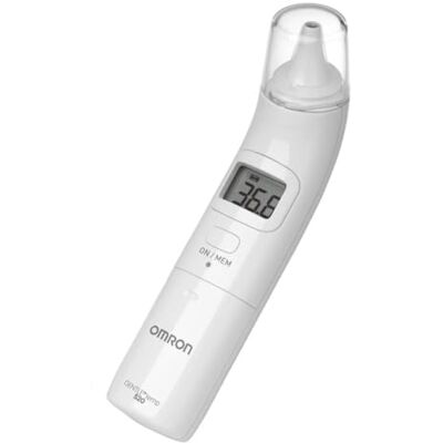 Omron Gentle Temp 520 ušní teploměr, digitální teploměr s infračervenou měřicí technikou pro přesné a snadné měření v uchu během pouhých 1 sekundy Omron Gentle Temp 520 ušní teploměr, digitální teploměr s infračervenou měřicí technikou pro přesné a snadné měření v uchu během pouhých 1 sekundy