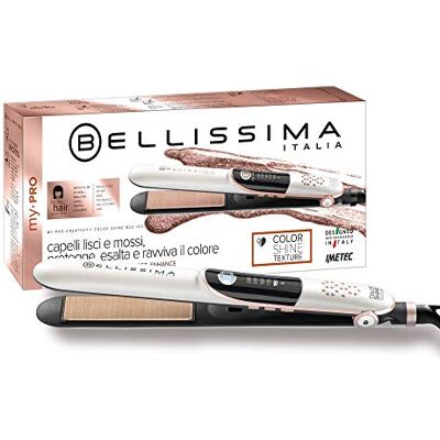 BELLISSIMA Creativity Color Shine B22 100, Žehlička na barvené vlasy, žehlička na vlasy, látkový povlak pro ochranu vlasů, regulace teploty od 150 °C do 230 °C BELLISSIMA Creativity Color Shine B22 100, Žehlička na barvené vlasy, žehlička na vlasy, látkový povlak pro ochranu vlasů, regulace teploty od 150 °C do 230 °C