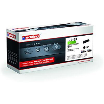 Edding Toner EDD-2129 Schwarz Reichweite 2800 Seiten Ersetzt HP 201X (CF400X) Edding Toner EDD-2129 Schwarz Reichweite 2800 Seiten Ersetzt HP 201X (CF400X)