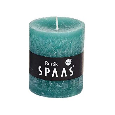 Spaas 8 rustikálních válcových svíček bez vůně, 68/80 mm, ± 30 hodin, smaragdově zelená Spaas 8 rustikálních válcových svíček bez vůně, 68/80 mm, ± 30 hodin, smaragdově zelená