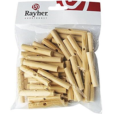 Rayher 6121000 palmových dřeva, 47 mm, Ø 10 mm, s. 50 kusů, pro velikonoční palmy, vaječný strom, tradiční velikonoční ozdoby palmová neděle, velikonoční stromek, také pro podzimní dekorace, bílá Rayher 6121000 palmových dřeva, 47 mm, Ø 10 mm, s. 50 kusů, pro velikonoční palmy, vaječný strom, tradiční velikonoční ozdoby palmová neděle, velikonoční stromek, také pro podzimní dekorace, bílá