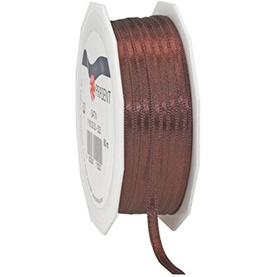 Saténová stuha C.E. Pattberg Espresso - 50m, 3mm Saténová stuha C.E. Pattberg Espresso - 50m, 3mm