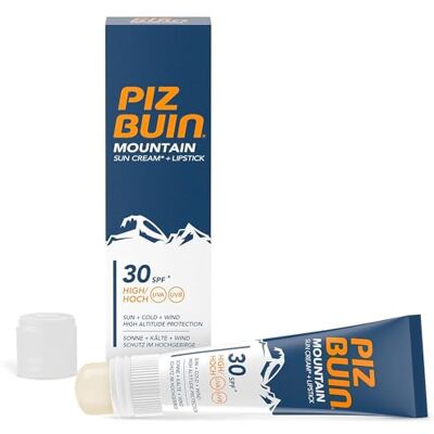 Piz Buin Opalovací krém 2 v 1 LSF 30, 20 ml a péče o rty LSF 30, 2,3 m Piz Buin Opalovací krém 2 v 1 LSF 30, 20 ml a péče o rty LSF 30, 2,3 m