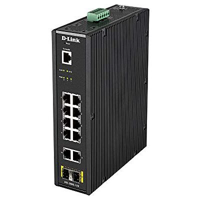 D-Link DIS-200G-12S 12-Port Layer2 Smart Managed Gigabit Industrial Switch (10x 10/100/1000Mbit/s TP (RJ-45) Port, 2x SFP Port, montáž na zeď/montážní lištu) D-Link DIS-200G-12S 12-Port Layer2 Smart Managed Gigabit Industrial Switch (10x 10/100/1000Mbit/s TP (RJ-45) Port, 2x SFP Port, montáž na zeď/montážní lištu)